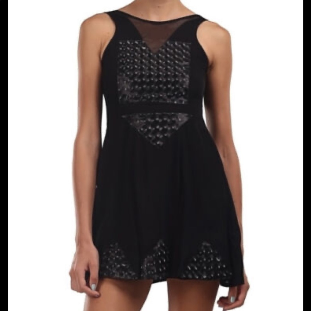 Black minidress Very flattering and fun